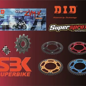 DID Superbike Kettensatz SBK passend für Suzuki GSX-R 600 (Bj.11-) DID 520ZVM-X Kette Knallerangebot