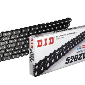 Bestseller X-Ring-Motorradkette DID 520 ZVM-X / ZVMX tief schwarz BK 120 Gliedern (super verstärkt)