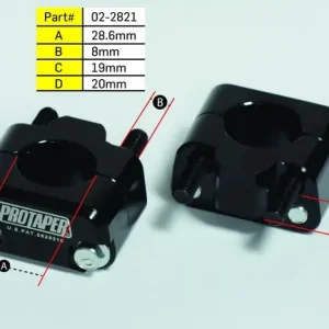 Knallerangebot Pro Taper Universal Klemmsatz vergossene Gabelbrücke (solid mount)