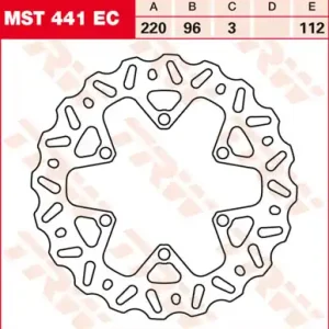 Sonderaktion TRW Lucas Bremsscheibe MST 441 EC / MST441EC