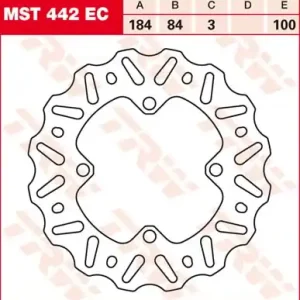 TRW Lucas Bremsscheibe MST 442 EC / MST442EC Super-Preis