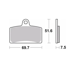 Brembo Bremsbelag vorn Sinter -07GR72SA Kostenfreie Lieferung