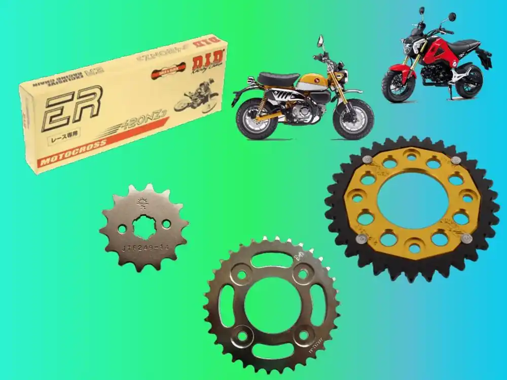 DID Kettensatz passend für Honda AFS 110i 2SH Wave JC51A (Bj.12-) DID420 Kette Beliebt