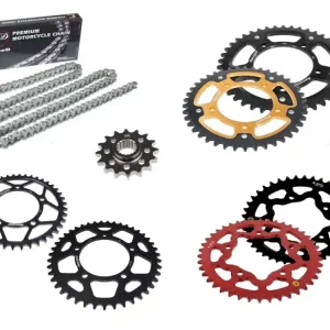 Zertifiziert !Superbike / Racing Kettensatz passend für Aprilia RSV4 1000 Tuono V4 APRC / R (Bj.11-) Racing Kette