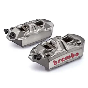 Radial M4 Monoblock Bremszangen original Brembo, 100 mm Kit li/r passend für Ducati Monster 1100 S ( Versand Am Gleichen Tag