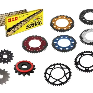 Sale DID Kettensatz passend für Suzuki DL1000 V-Strom ABS (14-)DID525VX3 Kette