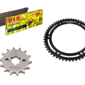 Markenware DID Kettensatz passend für Yamaha WR 125 R / X ab Bj 09 mit DID428 diverse Kette