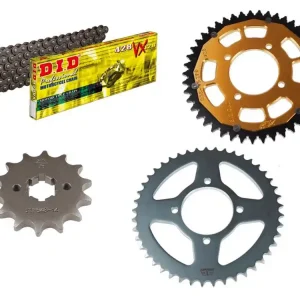 Mega-Angebot DID Kettensatz passend für Yamaha YBR 125 ED RE03 RE04 Bj 05 bis 06 mit DID 428 diverse Kette