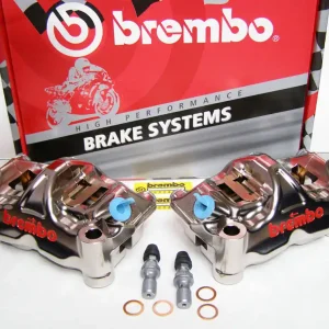 Brembo Radial Bremszangen Topologieoptimiert GP4-RX CNC 100mm Kit li/re passend für BMW S 1000 RR HP Bestseller