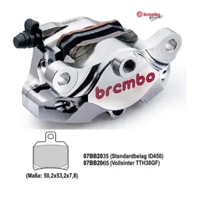Meistverkauft Bremszange Brembo P2 34 CNC, vernickelt, hinten passend für Aprilia RSV 4 (Bj.09-12)