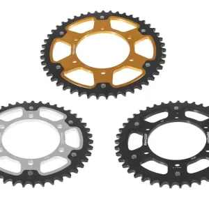 Wochenendangebot Kettenrad Stealth 37 bis 50 Zähne - (525) gold schwarz silber passend für Triumph RST-2012