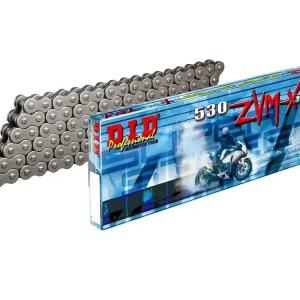 Kette DID Motorrad: DID530 ZVM-X stahlgrau/black B&B 124 Glieder, Endloskette Rabatt