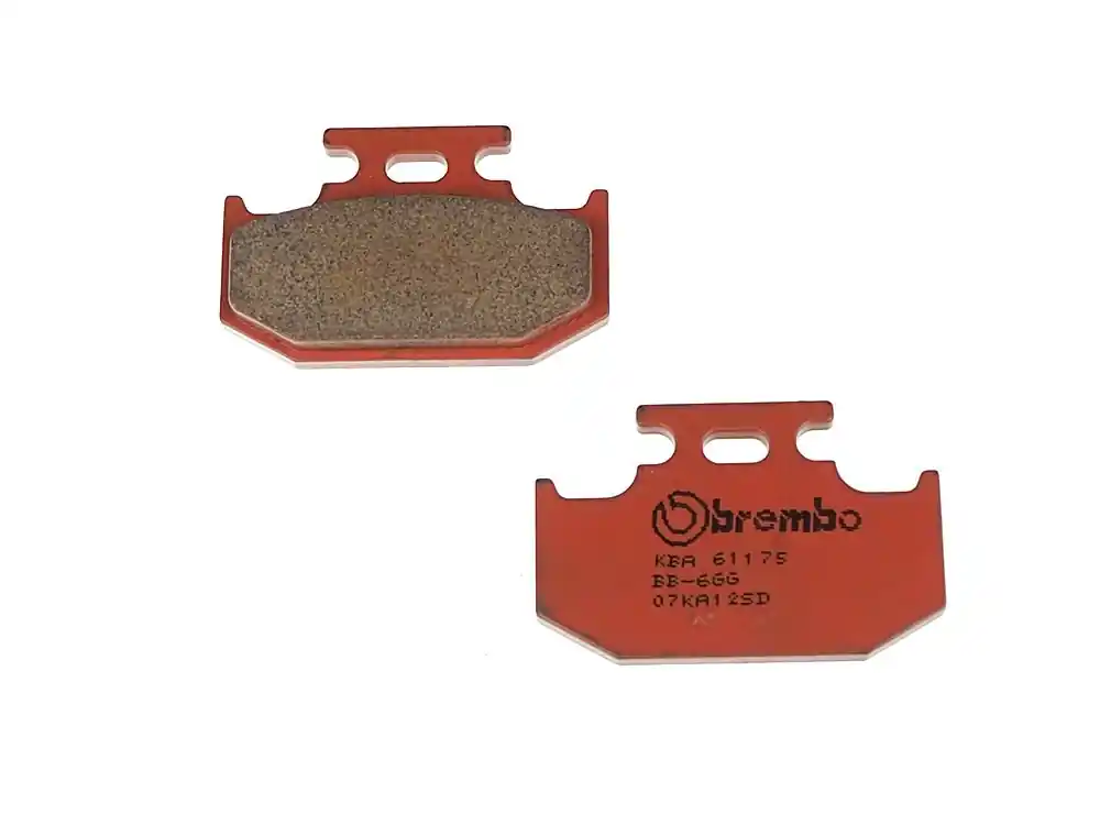 Geprüft Brembo Bremsbelag hinten Sinter 07KA12SD passend für Kawasaki KDX 200 SR (Bj.89-92)