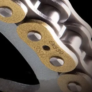 Zertifiziert Kette ENUMA 530 ZVX-3 /530ZVX-3 Quadra-X-Ring 122 Glieder gold / anthrazit