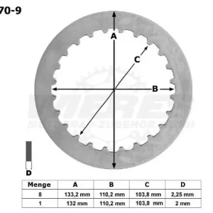 TRW Lucas Kupplungszwischenscheiben Kit (9st.) MES370-9 / MES 370-9 Direkt Vom Hersteller