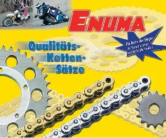 Preisknaller Enuma Kettensatz passend für Honda VTR 1000 SP1 (Bj.00-01) Enuma 530 ZVX-3 hyperverstärkte Kette