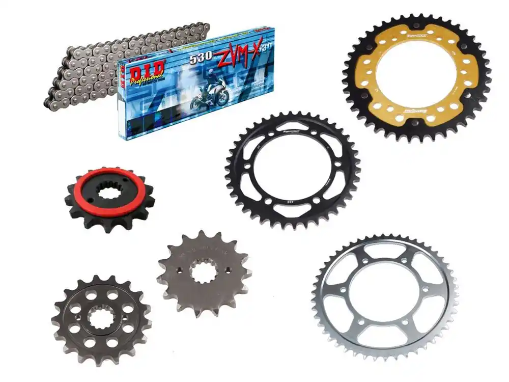 DID Kettensatz passend für Suzuki B-King 1300 (Bj.07-12) DID530ZVM-X2 Kette Zertifiziert