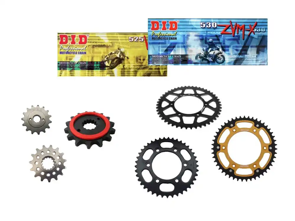 DID Kettensatz Alu passend für Honda XL 125 Varadero JC32 (Bj.00-12) DID520VX3 Kette Zertifiziert