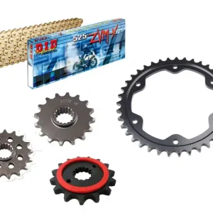 DID Kettensatz passend für KTM Super Duke 1290 R / RR ABS (Bj.14-) DID525ZVM-X2 Kette Preisreduziert