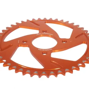 Solange Der Vorrat Reicht Kettenrad Aluminium passend für KTM orange 42 44 45 46 Zähne (520) passend für KTM Duke 125 200