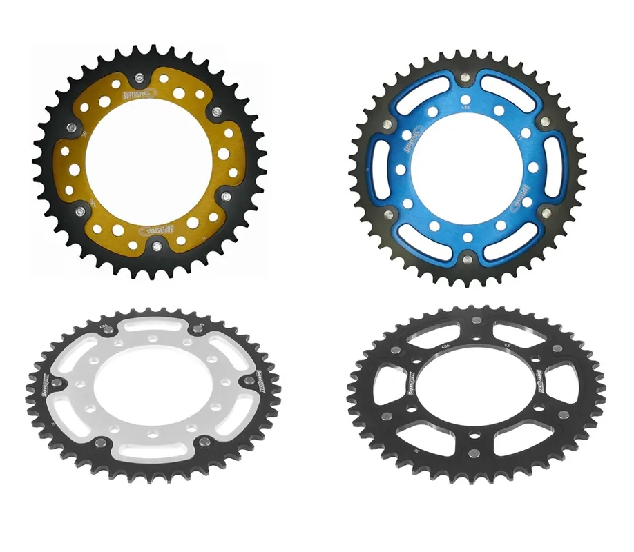Zertifiziert Kettenrad Stealth Racing 40 - 48 Zähne - (520) gold blau schwarz silber passend für Kawasaki Ninja /