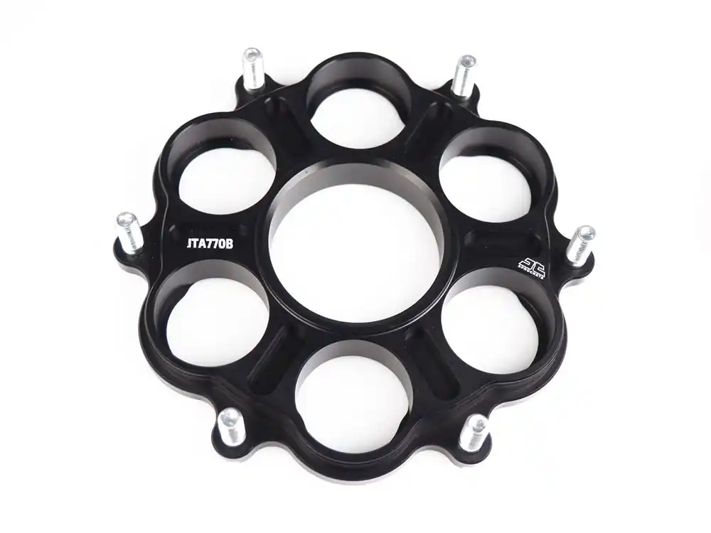Adapter JTA770B für Alukettenräder passend für Ducati (520,525,530) in Farbe schwarz Heißes Angebot