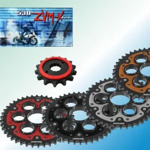 Enuma Kettensatz Stealth passend für Ducati 1200 S Multistrada (Bj.10-) Enuma 530MVXZ-2 Kette rot Sofort Bestellen