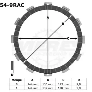 Sale TRW Lucas Racing Kupplungslamellen passend für Suzuki GSX-R 600 WVCV (08-10) MCC354-9RAC