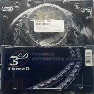 Afam OEM 3D Kettensatz passend für Kawasaki Ninja 650 (Bj.16-) 3D ThreeD 520ZK Kette Bestseller