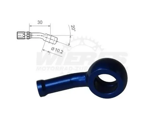 Kostenloser Rückversand TRW Varioflex Alufitting 10mm Ringanschluss 20°