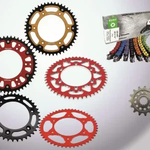 Beliebt Esjot Kettensatz passend für Honda CRF 150 F (Bj.03-19) 520HRT Kette rot