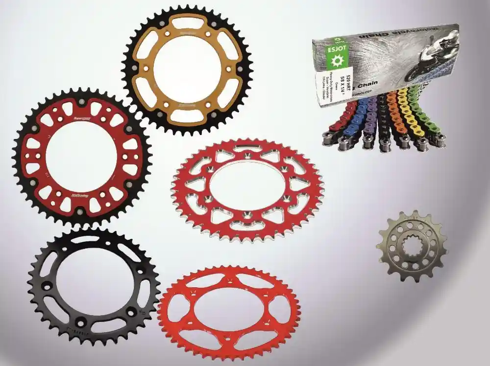 Sonderangebot Esjot Kettensatz passend für Honda CRF 250 X (04-) 520HRT Kette rot