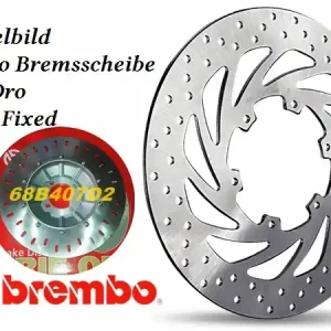 Versand Am Gleichen Tag Brembo Bremsscheibe 68B407A7 vorn passend für SYM 300 Citycom Serie Oro