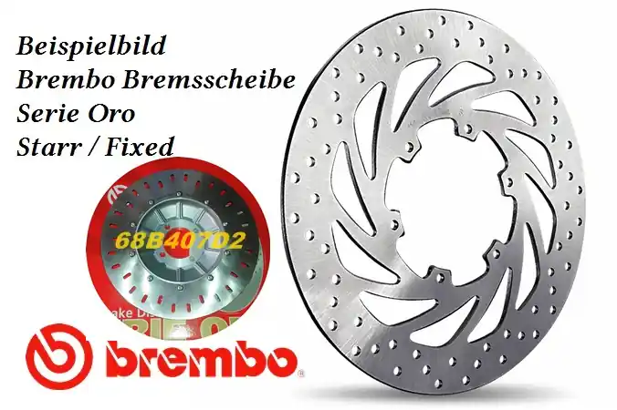 Sichere Zahlung Brembo Bremsscheibe 68B407B9 hinten passend für SYM 300 Citycom Serie Oro