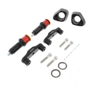 Anbausatz + Pad Evotech orange Sturzpads passend für KTM Duke 125 200 390 Jetzt Bestellen