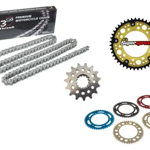 Preiswert ! Racing / SBK Kettensatz passend für Triumph Street Triple 660 / S ABS HD03 (Bj.17-)