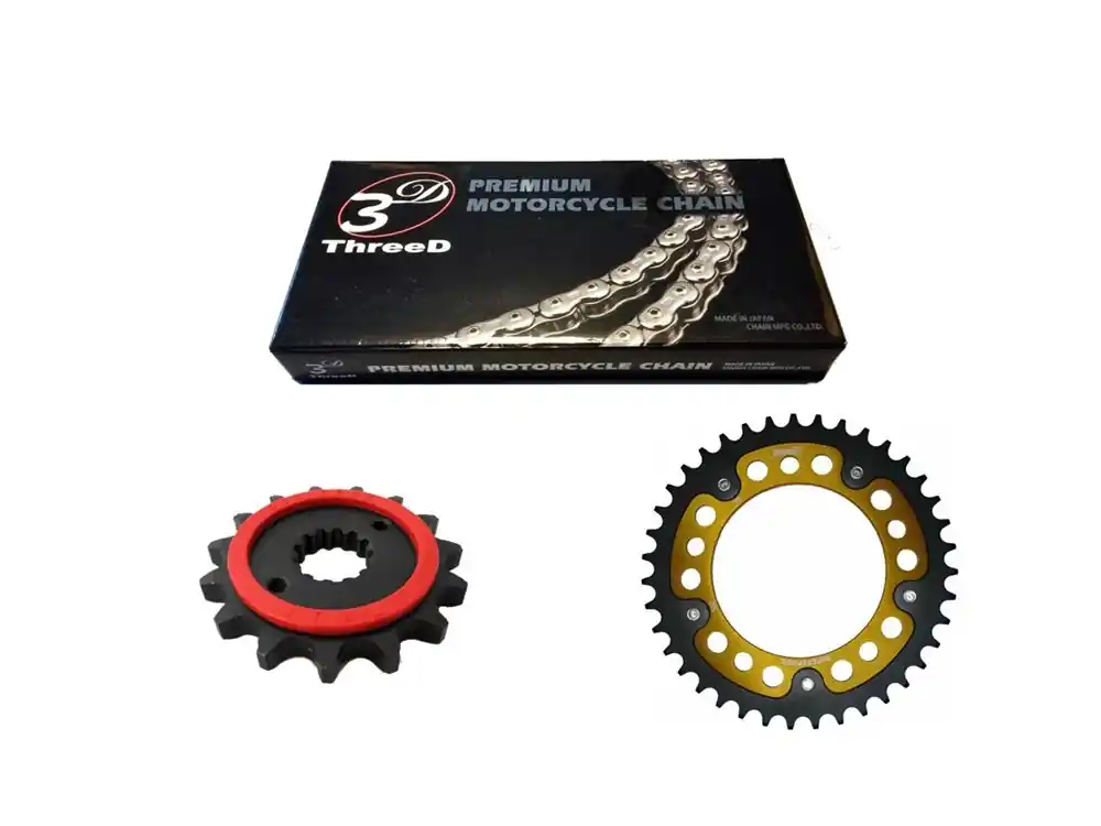 Neuheit 3D Kettensatz Stealth passend für Honda CB1300 SC40 Super Four (Bj.98-02) ThreeD 3D530Z weltstärkste