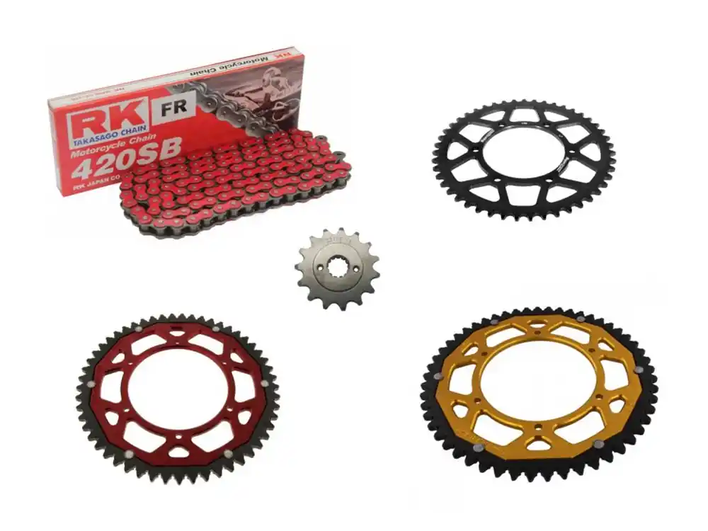 RK Kettensatz passend für Derbi Senda SM DRD Racing / Evo (Bj.07-) Top-Angebot