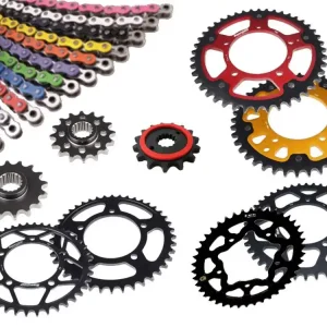 Sale Enuma Kettensatz passend für Aprilia RSV Mille R,SL,SP Factory (Bj.04-) Enuma 525MVXZ-2 Kette farbig