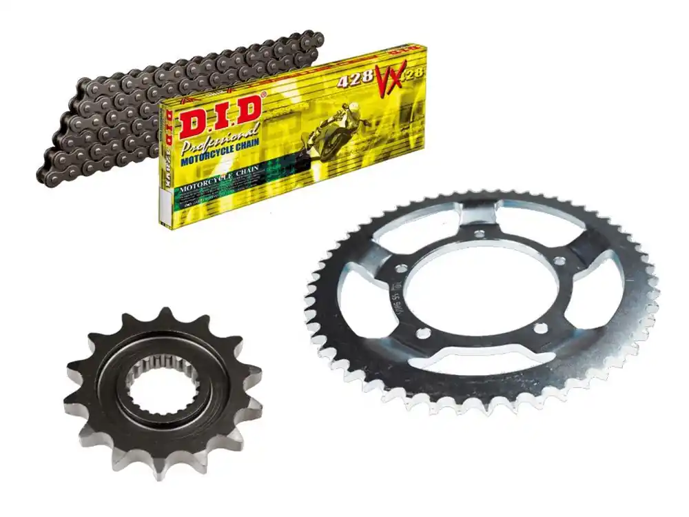 Billig DID Kettensatz passend für Generic 125 Trigger SM (Bj.12-14) DID428 Kette