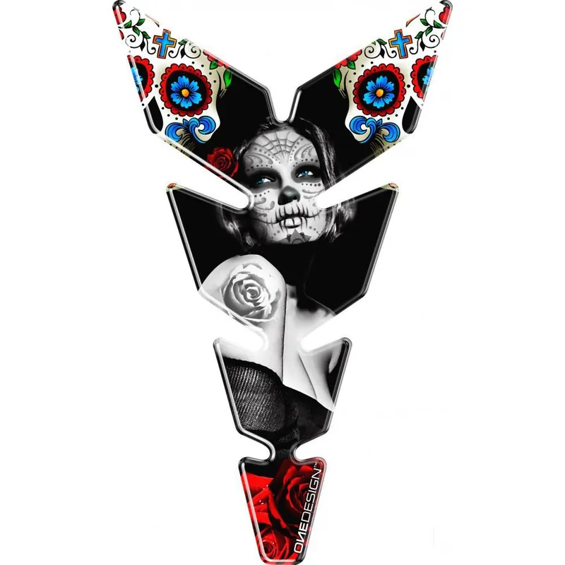 Billig OneDesign Universal-Tankprotektor Mexican Tattoo, 134,2 x 222,9 mm