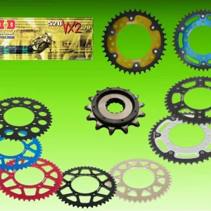 Afam Kettensatz passend für Kawasaki EX 300 Ninja A / B ABS (Bj.13-) 520XHR2 Kette grün Bestseller