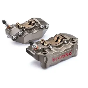 Schneller Versand Brembo Radial Bremszangen CNC P4 100mm Kit li/re - passend für KTM 1290 SuperDuke R 220A16810