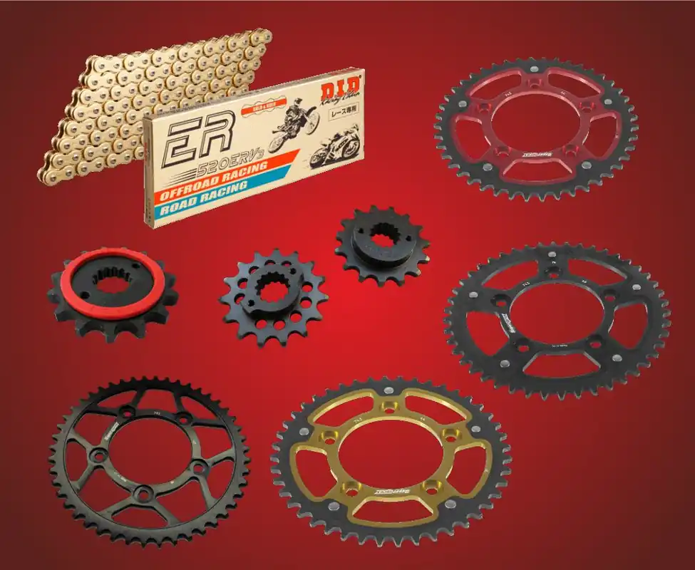 DID Renn-Kettensatz passend für Ducati 400 Scrambler Sixty2 ABS (Bj.16-) DID520ERV-3 Racing Kette Kracherpreis