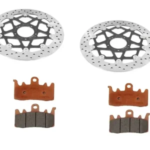 Brembo Set vorn Bremsscheiben Beläge passend für Ducati Multistrada 1200 ABS (Bj.15-) Must-Have