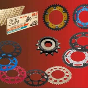 Nur Für Kurze Zeit DID Racing Kettensatz passend für Kawasaki KLX 230 (Bj.2020-) DID 520ZVMX / ERV-3 Kette