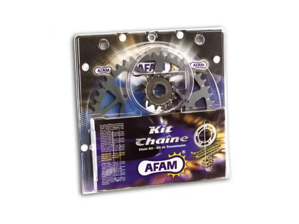 AFAM Kettensatz Stahl passend für Suzuki T 500 (Bj.68-75) A530HS Kette Must-Have