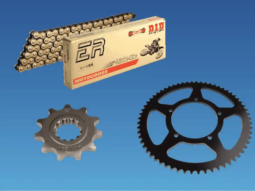 Kracherpreis DID Kettensatz passend für KSR Moto TR50 X (Bj.19-) DID420 Kette