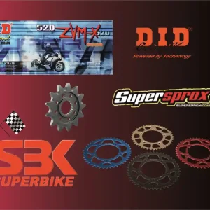 DID SBK Kettensatz passend für Yamaha Tracer 700 A ABS RM14 RM15 (Bj.16-) DID !520! ZVM-X X-Ring Ket Kostenloser Versand