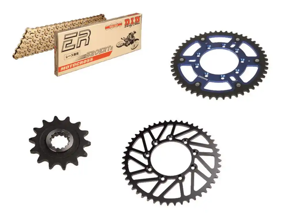 Heißes Angebot DID Kettensatz passend für TM MX 300 (Bj.03-11) DID520 diverse Kette